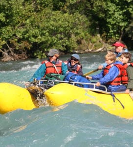 Rafting the Kenai River